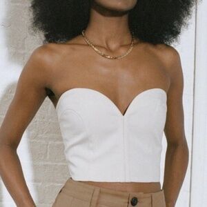 Mara Hoffman Rilynn Top White XS